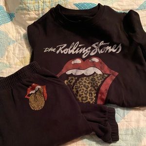 Rolling Stones sweat outfit